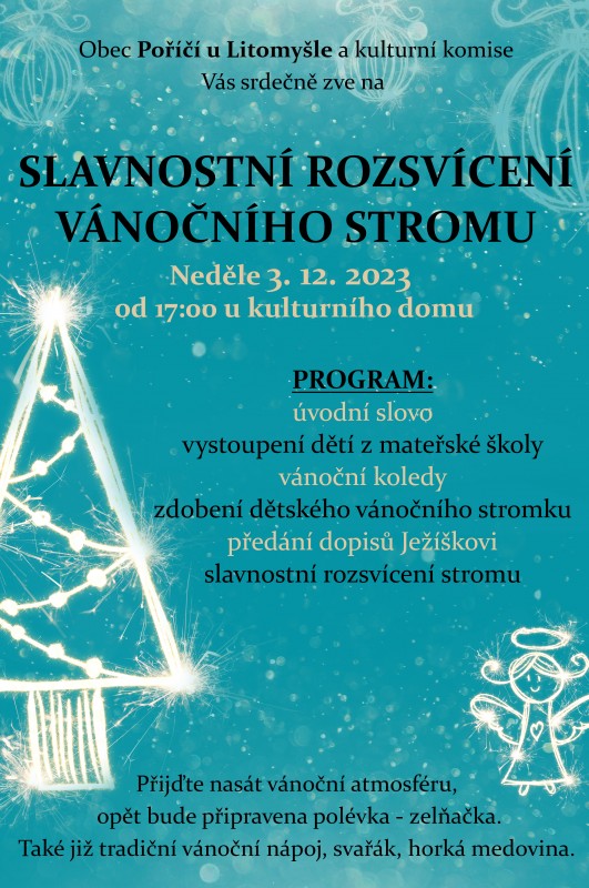 rozsvícení stromu