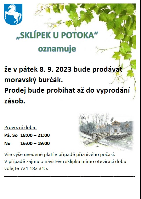 sklípek burčák