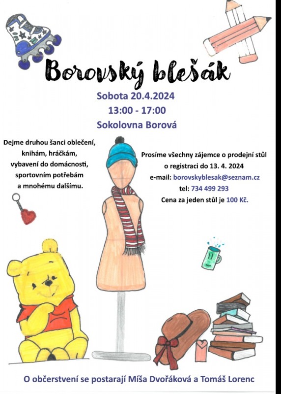 pozvánka borová