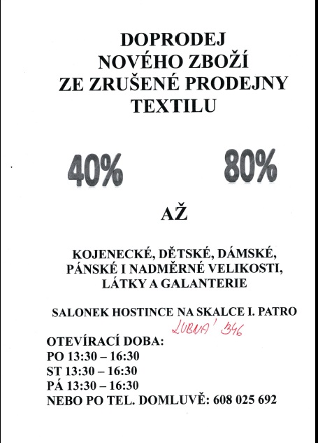 prodej zboží