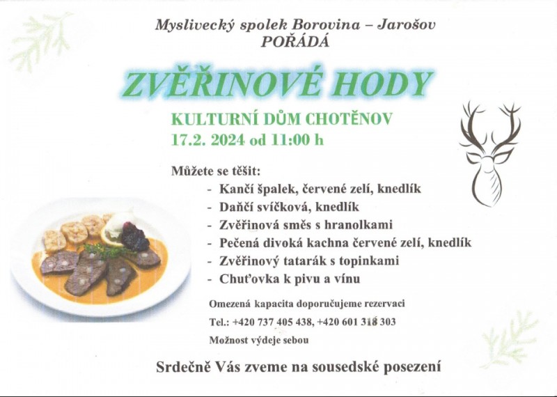 zvěřinové hody